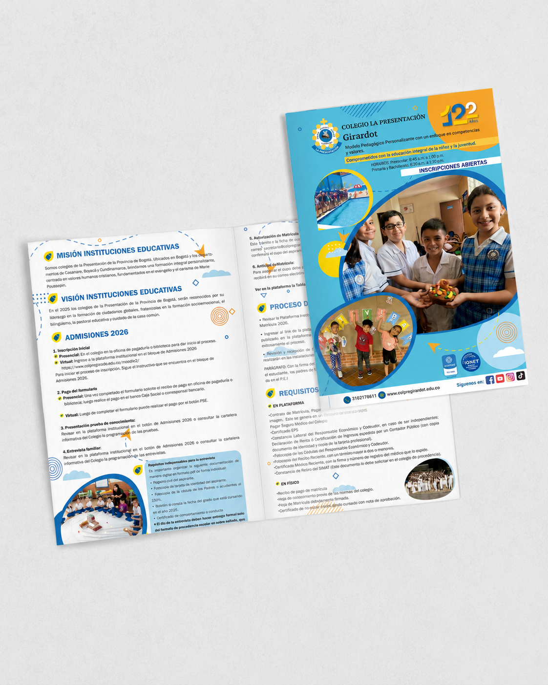 Piezas de admisión Colegio La Presentación
