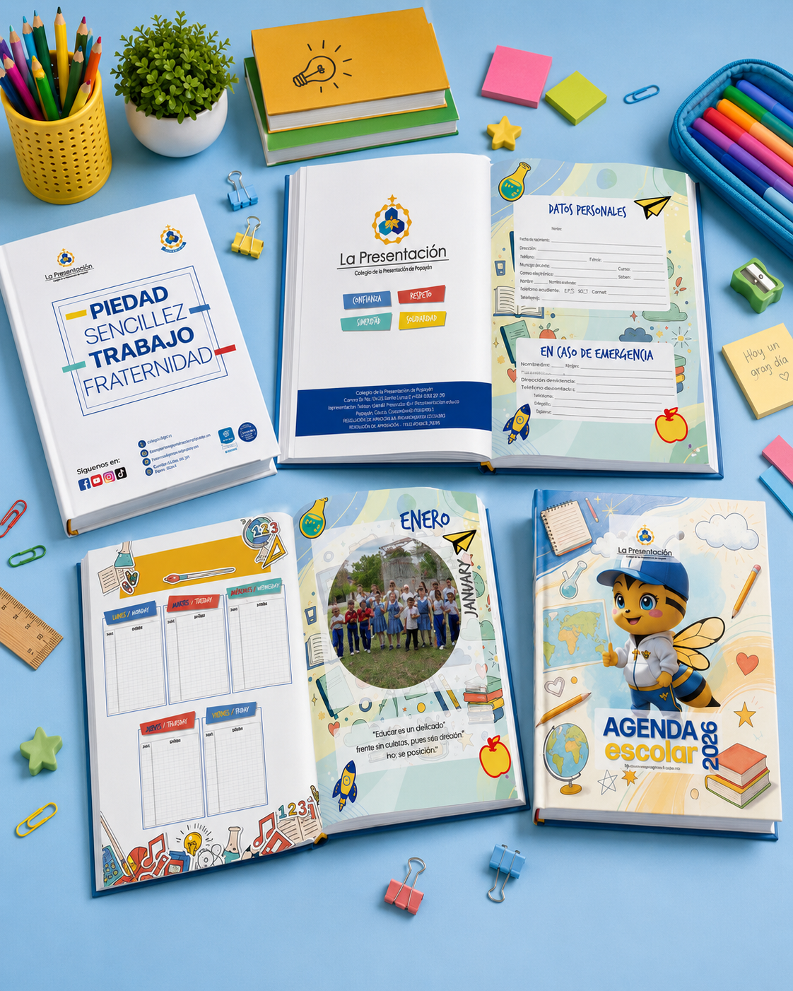 Agendas escolares y corporativas